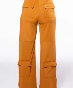 ELEVATED CARGO PANTS IN RUST 11 ELEVATED CARGO PANTS IN RUST -FINESSE-shop elevated cargo pants rust 5 5