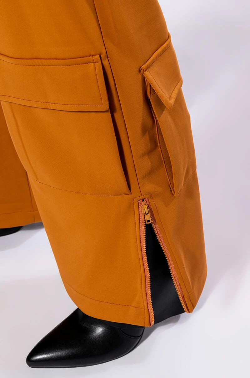 ELEVATED CARGO PANTS IN RUST 6 ELEVATED CARGO PANTS IN RUST - Image 6