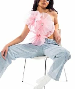 ELIZA DENIM CARGO PANT -FINESSE-shop eliza denim cargo pant light blue denim 5 5