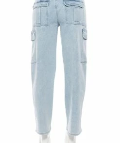 ELIZA DENIM CARGO PANT -FINESSE-shop eliza denim cargo pant light blue denim 8 8