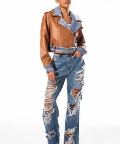 ELLA BELLA HIGH RISE WIDE LEG DISTRESSED JEANS -FINESSE-shop ella bella high rise wide leg distressed jeans light blue denim 3 3