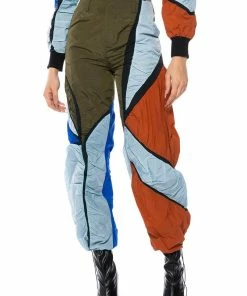 ENJOY THE RIDE MULTICOLORED RUCHED PANTS