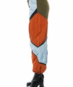 ENJOY THE RIDE MULTICOLORED RUCHED PANTS -FINESSE-shop enjoy the ride multicolored ruched pants multi 7 7
