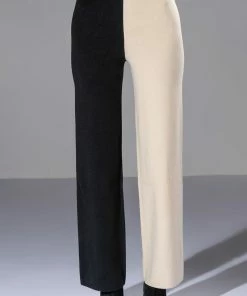 ENVY ME COLORBLOCKED KNIT WIDE LEG PANT -FINESSE-shop envy me colorblocked knit wide leg pant black multi 4 4 c1