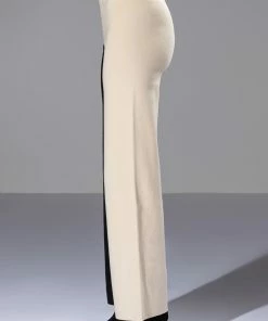 ENVY ME COLORBLOCKED KNIT WIDE LEG PANT -FINESSE-shop envy me colorblocked knit wide leg pant black multi 5 5 c1