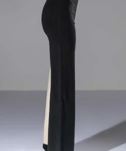 ENVY ME COLORBLOCKED KNIT WIDE LEG PANT -FINESSE-shop envy me colorblocked knit wide leg pant black multi 6 6 c1