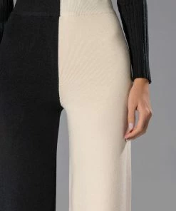 ENVY ME COLORBLOCKED KNIT WIDE LEG PANT -FINESSE-shop envy me colorblocked knit wide leg pant black multi 8 8 c1