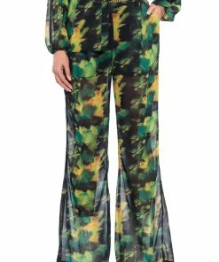 ESCAPE THE ORDINARY PRINTED FLARE TROUSER