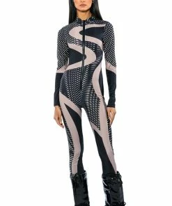 EVERY EVENT PATTERNED CATSUIT