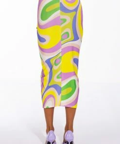 EVOLVE FRONT SLIT MIDI SKIRT 13 EVOLVE FRONT SLIT MIDI SKIRT -FINESSE-shop evolve front slit midi skirt purple 6 6