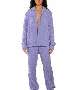 EXISTING LOUDLY TEXTURED JOGGER -FINESSE-shop existing loudly textured jogger purple 3 3