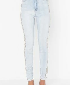 FLEX FIT EXTREME STRETCH HIGH WAIST PEARL SKINNY JEANS