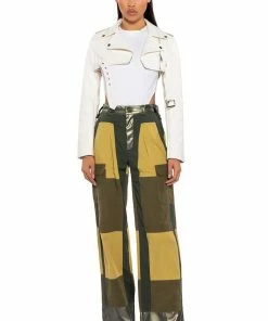 FIRST CHOICE COLOR BLOCKED CARGOS -FINESSE-shop first choice color blocked cargos green multi 3 3