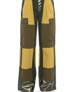 FIRST CHOICE COLOR BLOCKED CARGOS -FINESSE-shop first choice color blocked cargos green multi 5 5