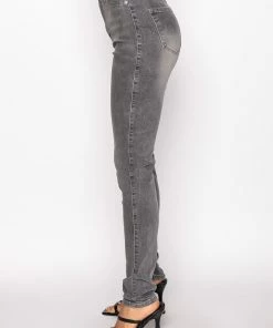 FLEX-FIT HIGH WAISTED SUPER STRETCHY SKINNY JEANS -FINESSE-shop flex fit high waisted super stretchy skinny jeans black grey 6 6