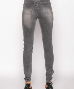 FLEX-FIT HIGH WAISTED SUPER STRETCHY SKINNY JEANS -FINESSE-shop flex fit high waisted super stretchy skinny jeans black grey 7 7