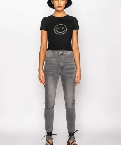 FLEX-FIT HIGH WAISTED SUPER STRETCHY SKINNY JEANS -FINESSE-shop flex fit high waisted super stretchy skinny jeans black grey 9 9