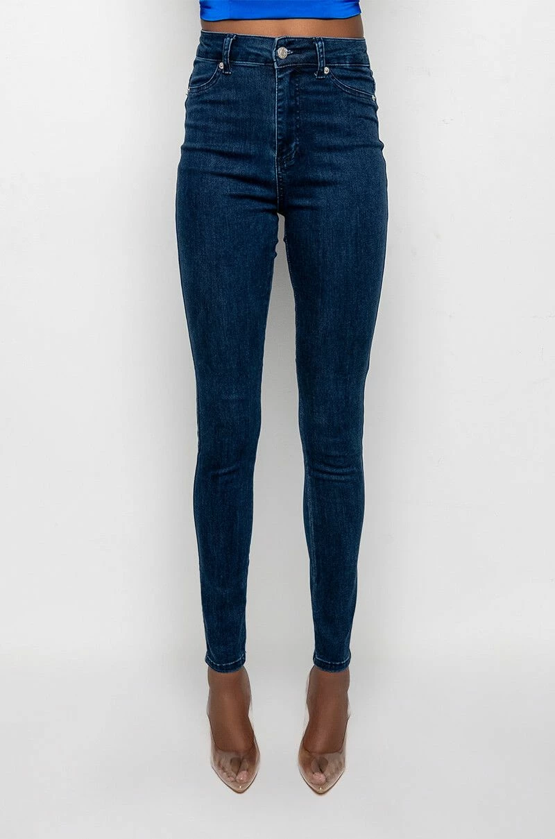 FLEX-FIT HIGH WAISTED SUPER STRETCHY SKINNY JEANS 4 FLEX-FIT HIGH WAISTED SUPER STRETCHY SKINNY JEANS - Image 4
