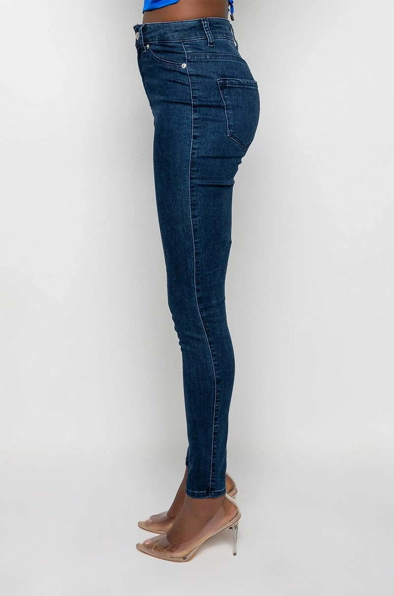 FLEX-FIT HIGH WAISTED SUPER STRETCHY SKINNY JEANS 5 FLEX-FIT HIGH WAISTED SUPER STRETCHY SKINNY JEANS - Image 5
