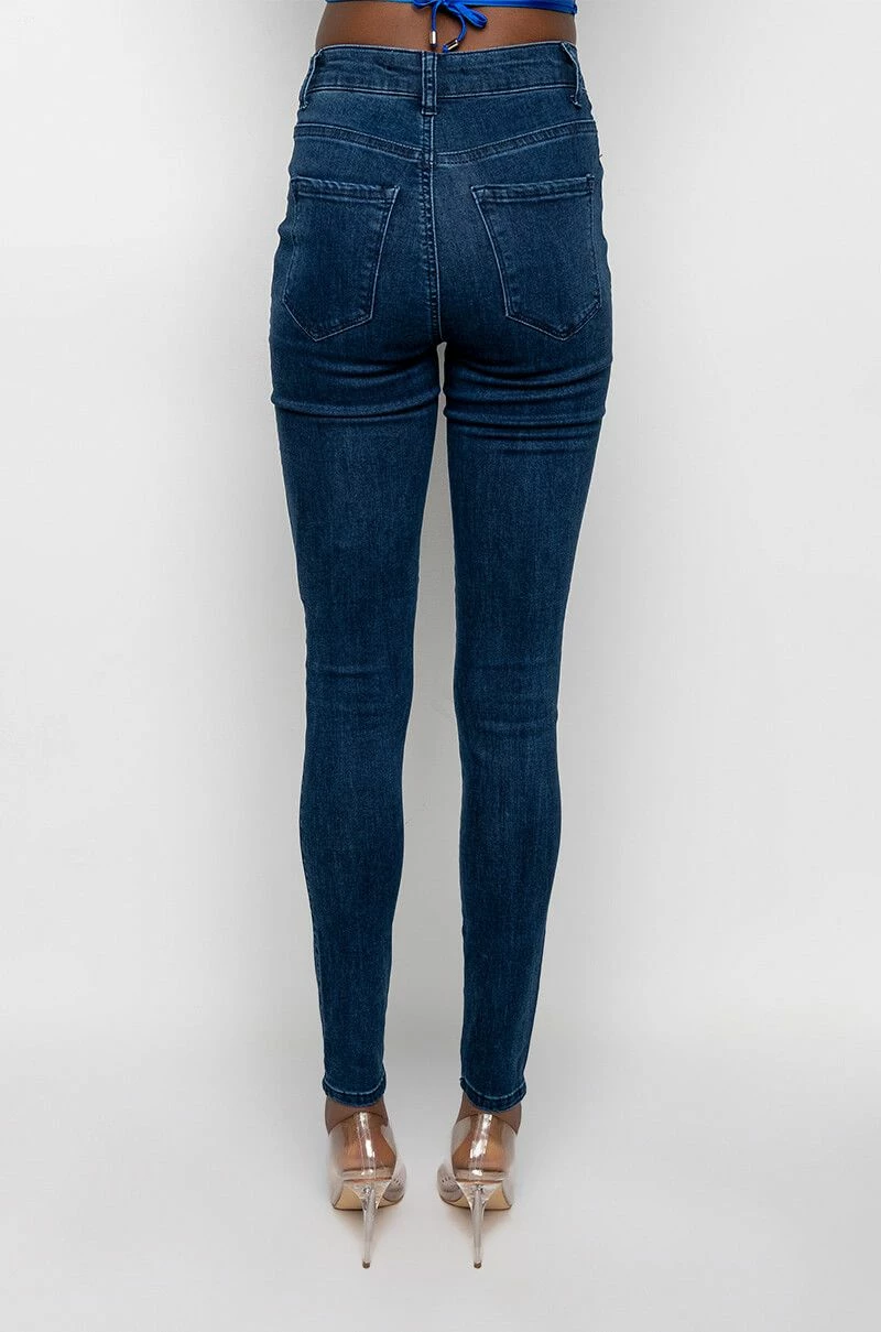 FLEX-FIT HIGH WAISTED SUPER STRETCHY SKINNY JEANS 6 FLEX-FIT HIGH WAISTED SUPER STRETCHY SKINNY JEANS - Image 6