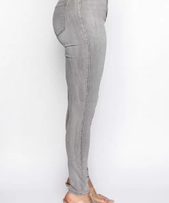 FLEX-FIT HIGH WAISTED SUPER STRETCHY SKINNY JEANS -FINESSE-shop flex fit high waisted super stretchy skinny jeans grey 4 4 c1