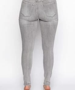 FLEX-FIT HIGH WAISTED SUPER STRETCHY SKINNY JEANS -FINESSE-shop flex fit high waisted super stretchy skinny jeans grey 5 5 c1