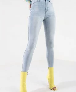FLEX-FIT HIGH WAISTED SUPER STRETCHY SKINNY JEANS