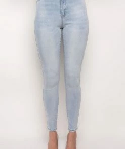 FLEX-FIT HIGH WAISTED SUPER STRETCHY SKINNY JEANS -FINESSE-shop flex fit high waisted super stretchy skinny jeans light blue denim 4 4
