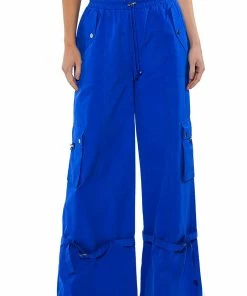 FRENCHY WIDE LEG CARGO PANT -FINESSE-shop frenchy wide leg cargo pant royal blue 4 4