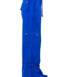 FRENCHY WIDE LEG CARGO PANT -FINESSE-shop frenchy wide leg cargo pant royal blue 9 9