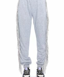 FRINGE ALL THE WAY JOGGER -FINESSE-shop fringe all the way jogger heather grey 6 6