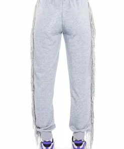 FRINGE ALL THE WAY JOGGER -FINESSE-shop fringe all the way jogger heather grey 8 8