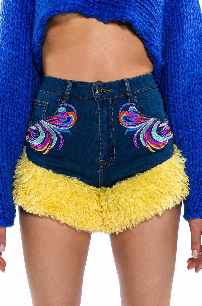 FUN WITH ME DENIM SHORTS 3 FUN WITH ME DENIM SHORTS - Image 3