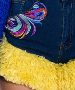 FUN WITH ME DENIM SHORTS 17 FUN WITH ME DENIM SHORTS -FINESSE-shop fun with me denim shorts blue multi 9 9