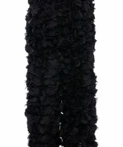 GARDEN OF EDEN APPLIQUE PANTS IN BLACK -FINESSE-shop garden of eden applique pants in black black 6 6