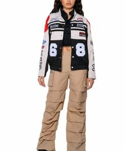 GET DOWN RUCHED PARACHUTE PANT -FINESSE-shop get down ruched parachute pant taupe 3 3