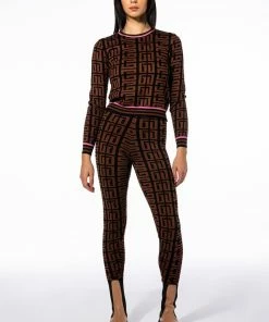 GET IN LINE SWEATER LEGGING -FINESSE-shop get in line sweater legging black multi 7 7