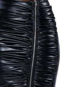GIULIA FAUX LEATHER ZIPPER DETAIL MAXI SKIRT 21 GIULIA FAUX LEATHER ZIPPER DETAIL MAXI SKIRT -FINESSE-shop giulia faux leather zipper detail maxi skirt black 11 11
