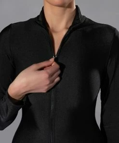 GIVE YOU A CHANCE ZIP UP CATSUIT -FINESSE-shop give you a chance zip up catsuit black 6 6