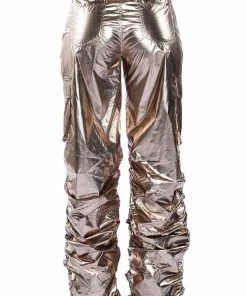 GLIMPSE OF MAGIC RELAXED METALLIC PANT -FINESSE-shop glimpse of magic relaxed metallic pant gold 7 7