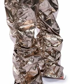 GLIMPSE OF MAGIC RELAXED METALLIC PANT -FINESSE-shop glimpse of magic relaxed metallic pant gold 8 8