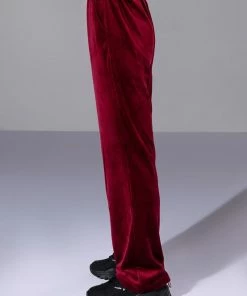 GRETCHEN STRAIGHT FIT JOGGERS -FINESSE-shop gretchen straight fit joggers dark red 6 6