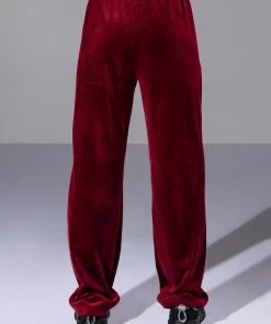 GRETCHEN STRAIGHT FIT JOGGERS -FINESSE-shop gretchen straight fit joggers dark red 7 7