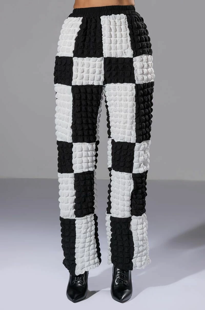 HAPPY SOUL WIDE LEG TEXTURED PANT 5 HAPPY SOUL WIDE LEG TEXTURED PANT - Image 5