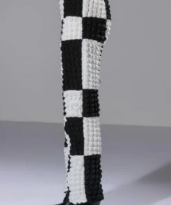 HAPPY SOUL WIDE LEG TEXTURED PANT 13 HAPPY SOUL WIDE LEG TEXTURED PANT -FINESSE-shop happy soul wide leg textured pant black white 6 6