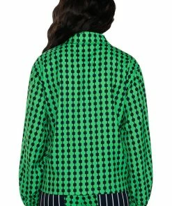 HATTIE CONTRAST BUTTON DOWN BLOUSE 12 HATTIE CONTRAST BUTTON DOWN BLOUSE -FINESSE-shop hattie contrast button down blouse multi 6 6