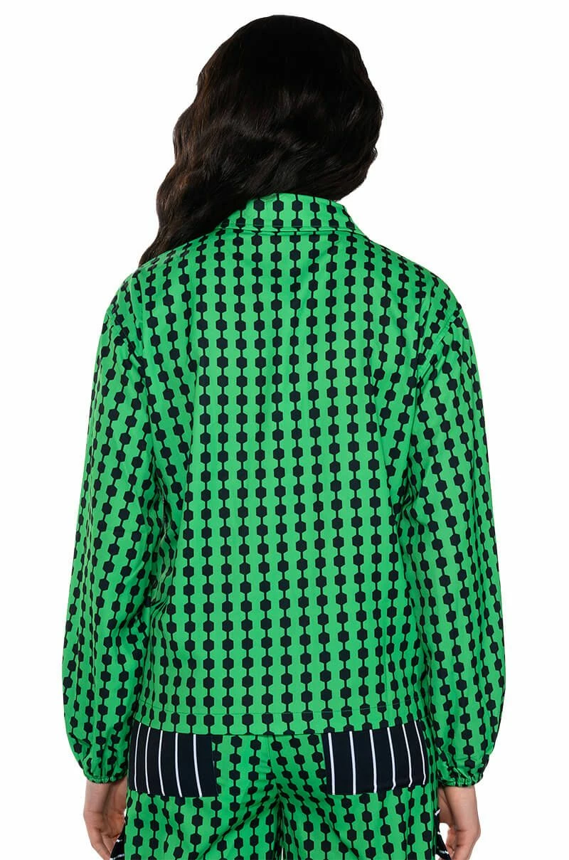 HATTIE CONTRAST BUTTON DOWN BLOUSE 6 HATTIE CONTRAST BUTTON DOWN BLOUSE - Image 6