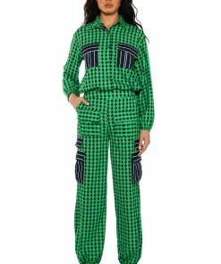 HATTIE CONTRAST PULL ON PANTS -FINESSE-shop hattie contrast pull on pants multi 3 3