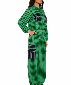 HATTIE CONTRAST PULL ON PANTS -FINESSE-shop hattie contrast pull on pants multi 4 4