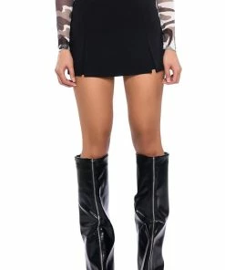 HE SAID SHE SAID SLIT DETAIL MINI SKORT